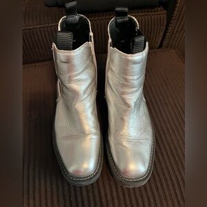 Sam Edelman silver boots